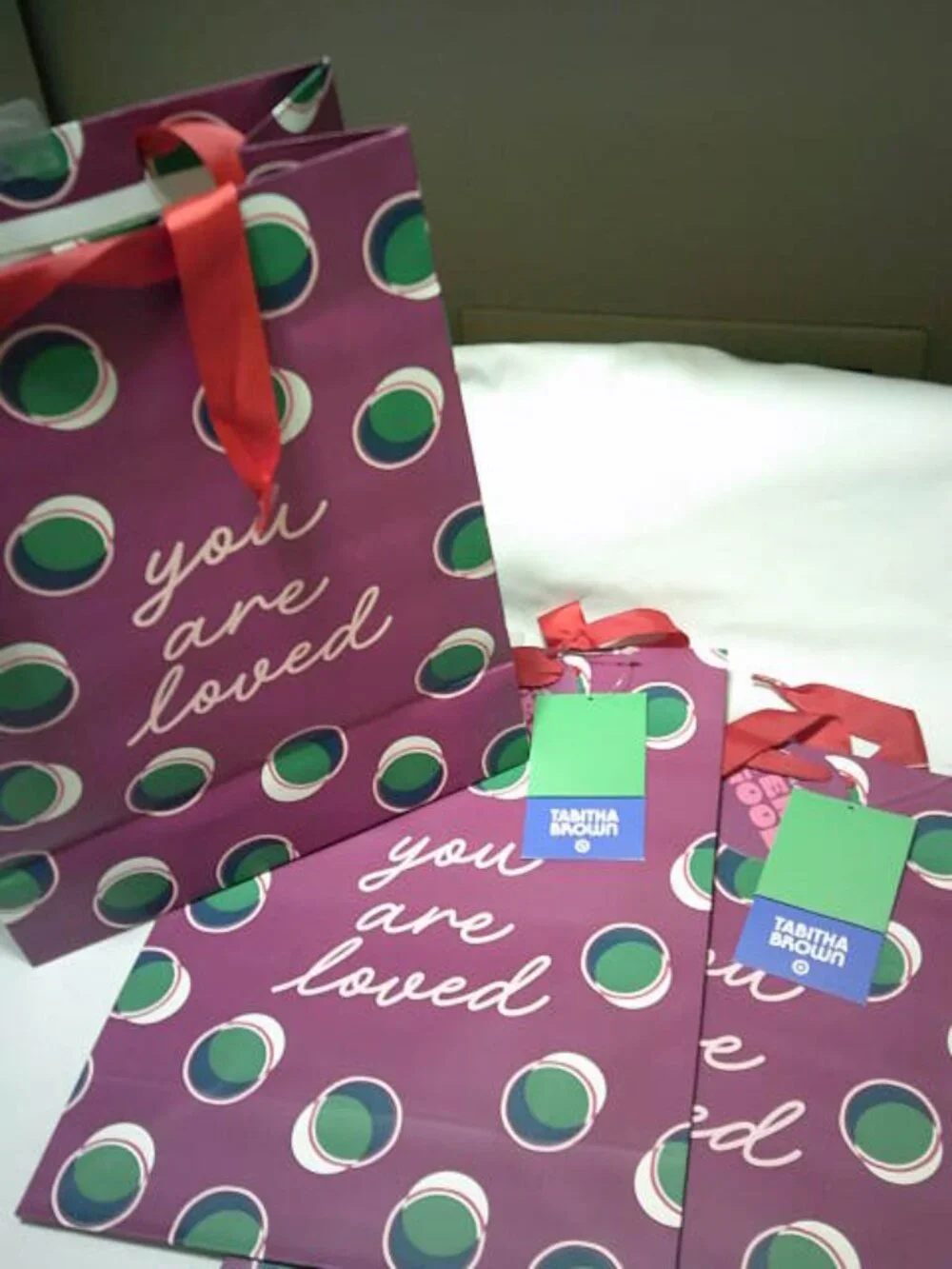 LOT 3 NEW TABITHA BROWN GIFT BAGS 